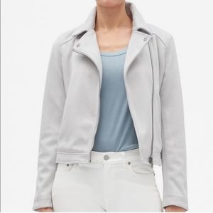 NWT Banana Republic Vegan Suede Moto Jacket